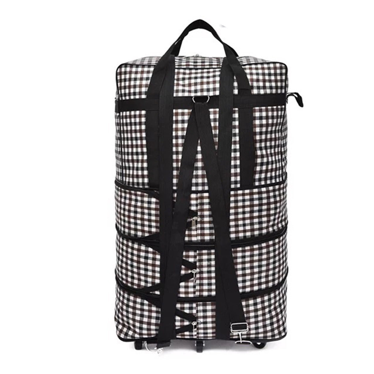 Portable Luggage Folding Bag with 5 Wheel | Large Capacity Check Wheel Storage Bag
