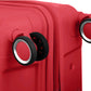 Advanced PP Red Lightweight Luggage spinner wheel zaappy