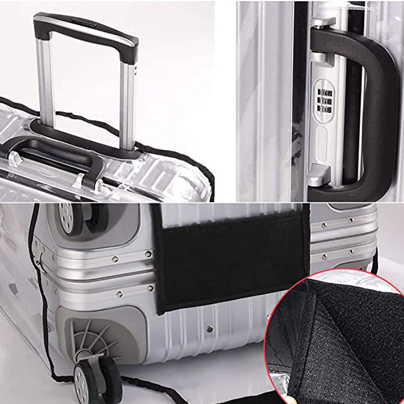 Luggage Transparent Cover | Full Cover Design | Suitcase Scratch Protection