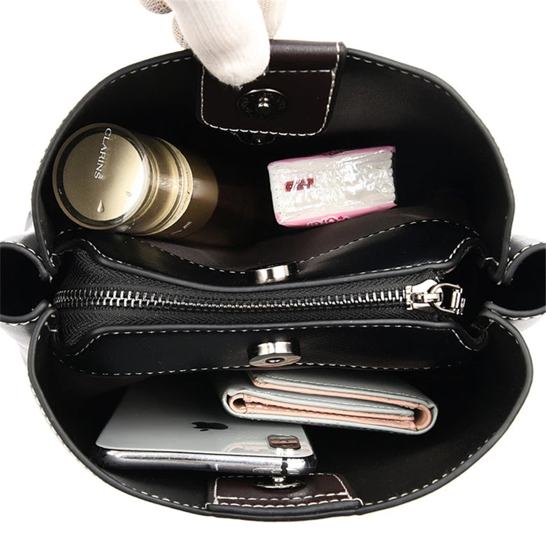 Women`s Shoulder Bag ipin  | Black New-Ipin 9963