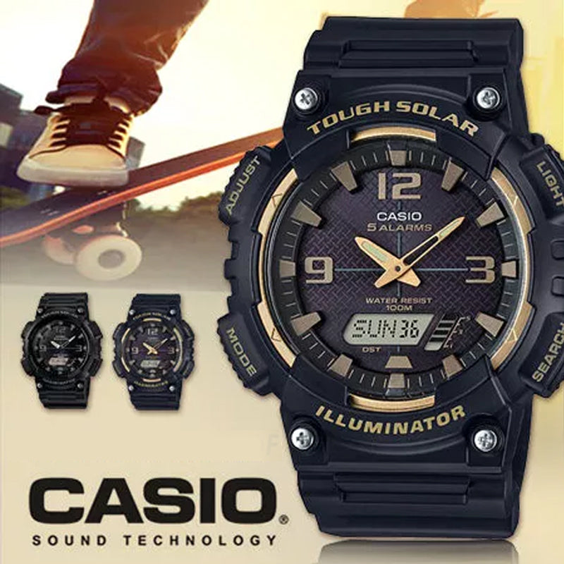 Casio Men’s Water Resistant Analog With Digital Watch | Casio Watch K06 - XXCWPLK6BK/277