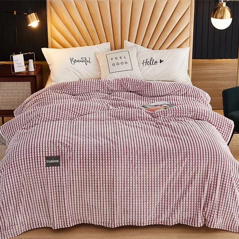 Super Soft Microfiber Throw Fleece Bed Blanket | Fleece Blanket - Double Size 220*240 Cm