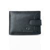 Oriyana Men 2 Fold Zipper Purse | LL 2622 Genuine Leather Button Wallet