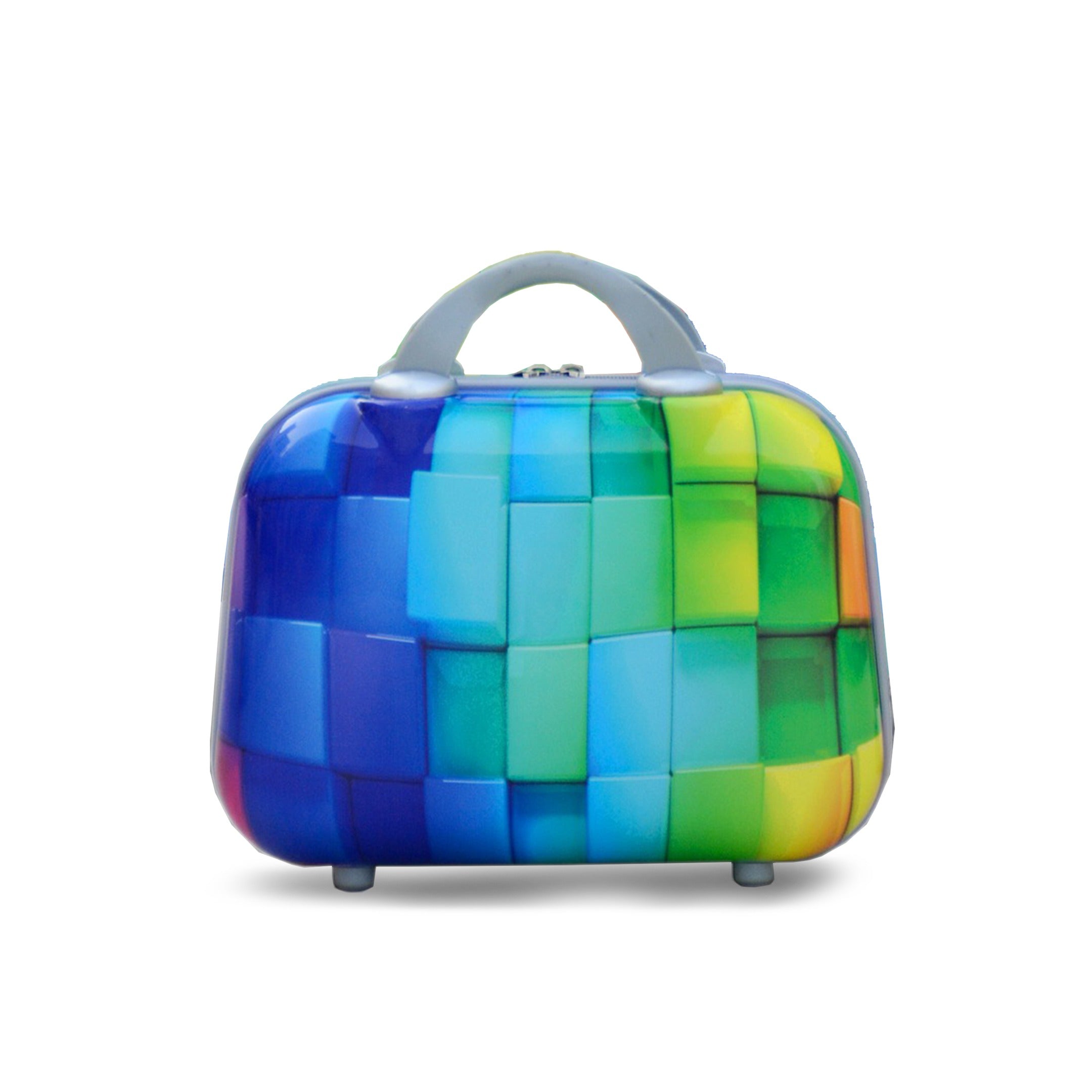 4 Pcs Set 7" 20" 24" 28 Inches 3D Printed Lightweight ABS Luggage Bag With Double Spinner Wheel