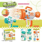108-Hole Colorful Light Bubble Machine | Electric Soap Water Gun | Magic Bubble Gun for Kids, Wedding Bubble Maker, Summer Toy with Rechargeable Battery and LED Lights
