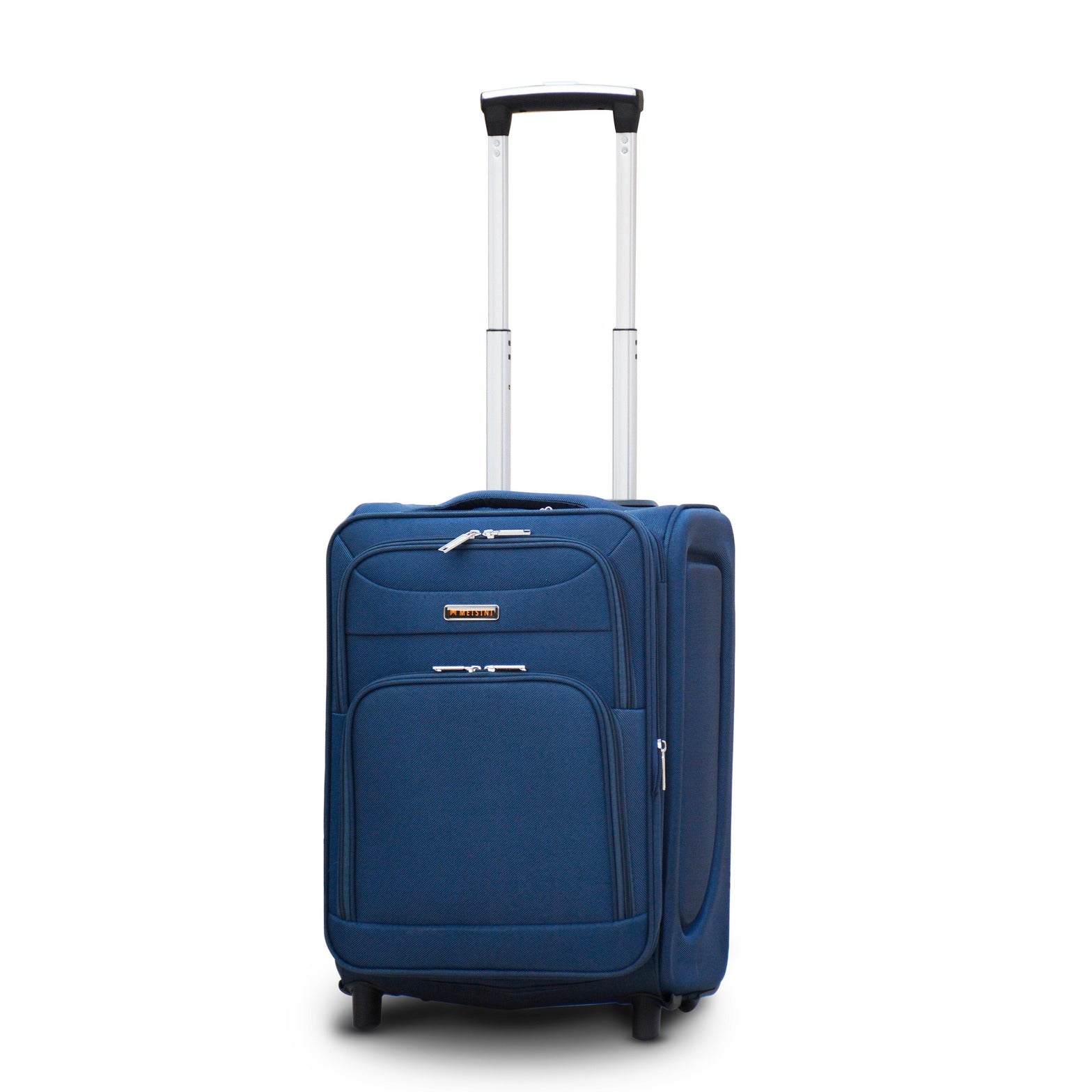 20" Blue Colour LP 2 Wheel 0161 Luggage Lightweight Soft Material Carry On Trolley Bag Zaappy.com
