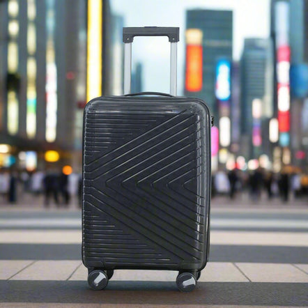 Crossline PP Unbreakable Luggage Bag With Double Spinner Wheel | 3 Piece Set 20, 24 and 28 Inches