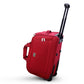 Wheeled Red Material Duffel Bag | Handle to Carry Travel Capacity Duffel Bag With Wheel - 0050