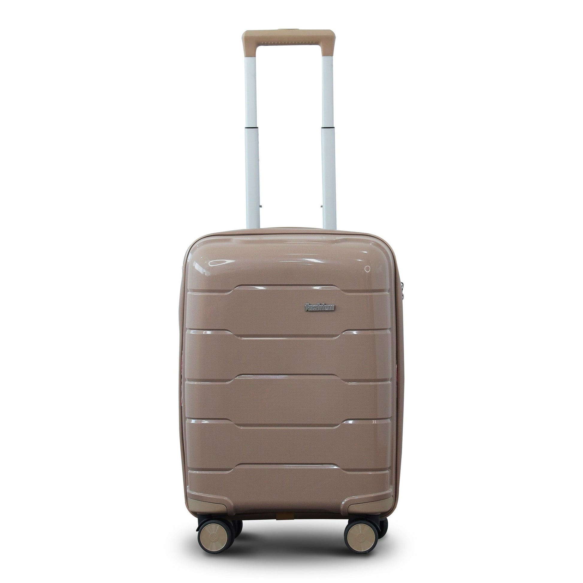 Ceramic Smooth PP Lightweight Luggage Bag With Double Spinner Wheel Zaappy