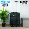 Carry On Lightweight 4 Wheel Soft Material Luggage Bag | 20 Inch Size 7-10 Kg Capacity