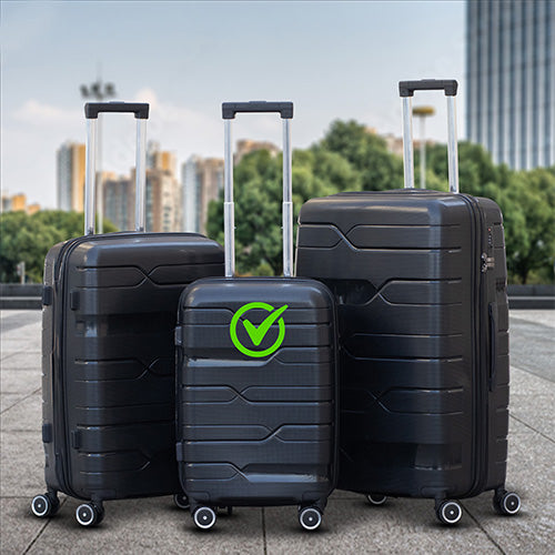 Chile PP Unbreakable Luggage Bag with Double Spinner Wheel | 20, 24, 28 Inches