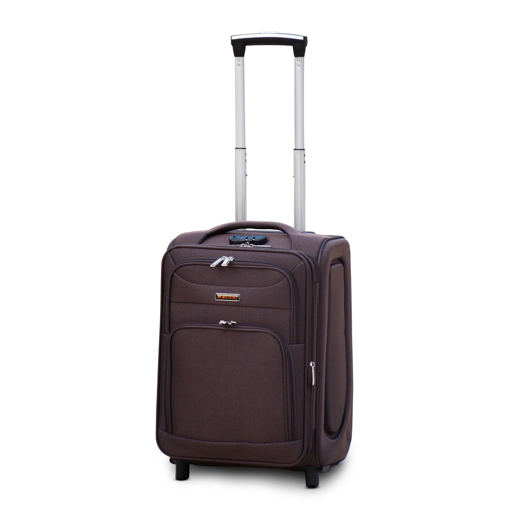  Coffee Colour LP 2 Wheel 0161 Lightweight Soft Material Luggage Bag Zaappy