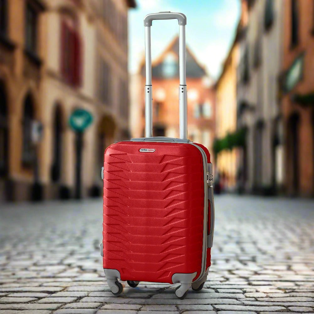 Swiss Class Crocodile ABS Lightweight Luggage Bag With Spinner Wheel Zaappy Swiss Class