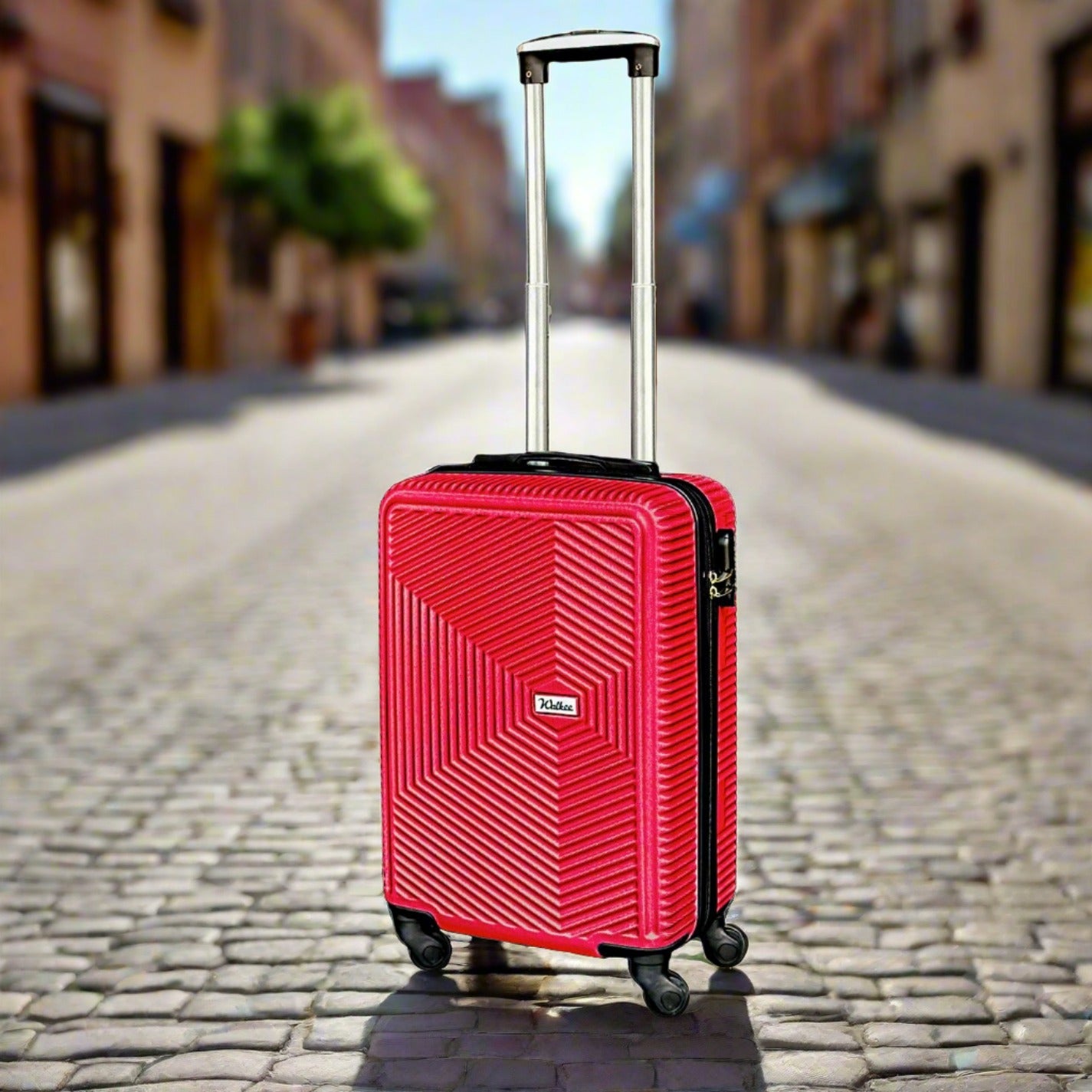 20 Inches Venice ABS Lightweight Carry On Luggage Bags with Spinner Wheels Zaappy