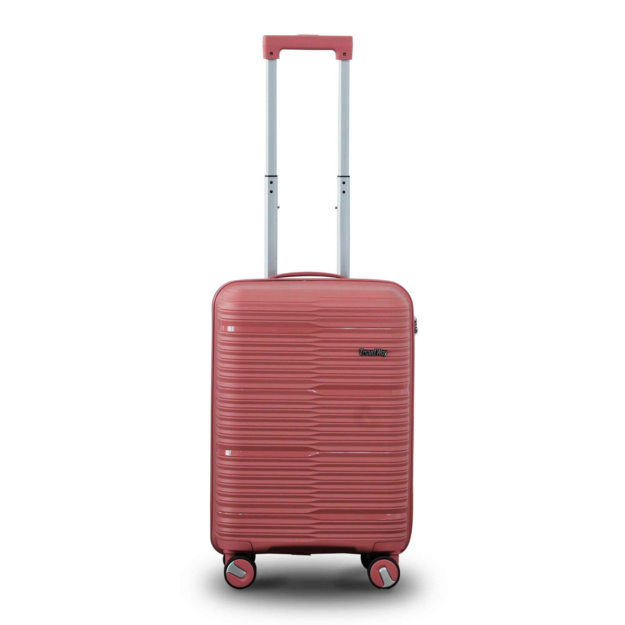 3 Piece Set 20, 24 and 28 Inches Travel Way PP Unbreakable Luggage Bag With Double Spinner Wheel