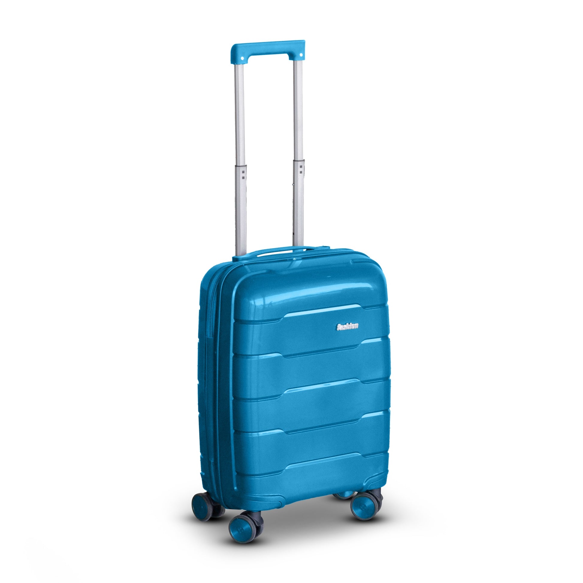 Ceramic Smooth PP Lightweight Luggage Bag with Double Spinner Wheel Zaappy