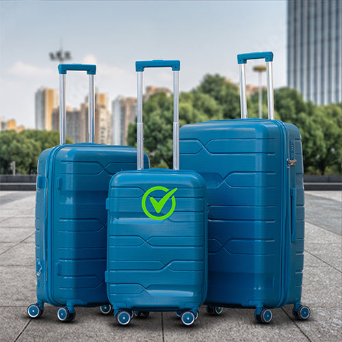 Chile PP Unbreakable Luggage Bag with Double Spinner Wheel | 20, 24, 28 Inches