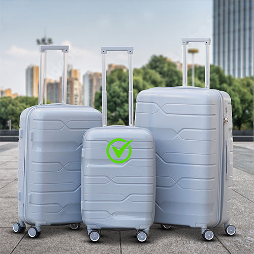 Chile PP Unbreakable Luggage Bag with Double Spinner Wheel | 20, 24, 28 Inches