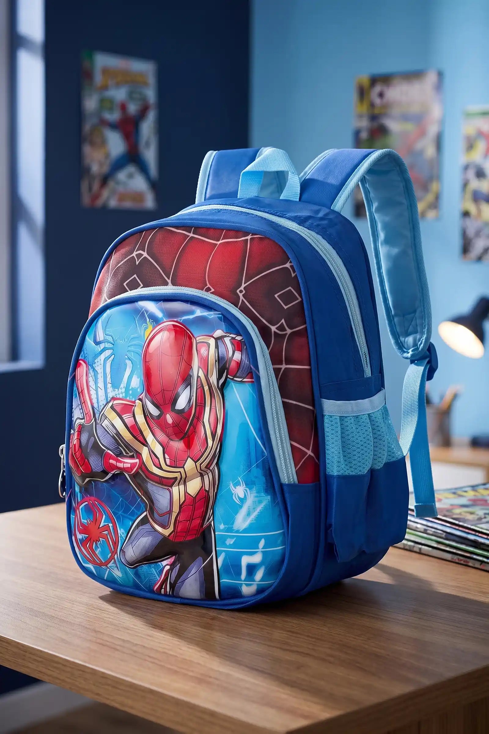 12 Inch Cute Cartoon Character Printed Lightweight School Bag, 4-7 Years With Adjustable Strap Buckle