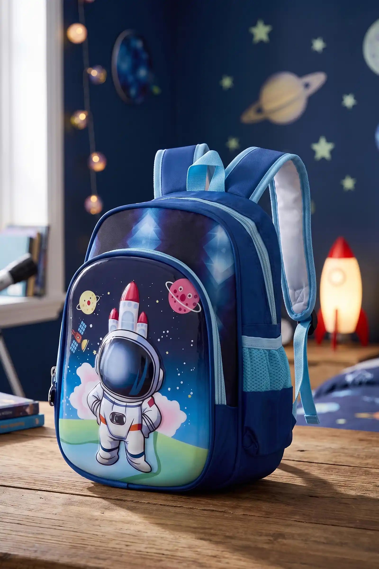 12 Inch Cute Cartoon Character Printed Lightweight School Bag, 4-7 Years With Adjustable Strap Buckle