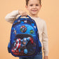 12 Inch Cartoon Character Printed Lightweight School Bag, 4-7 Years With Adjustable Strap Buckle