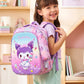 Cute Magic Printed Kids 14 Inch School Bag with Pencil Pouch, 4-12 Years With Adjustable Strap Buckle