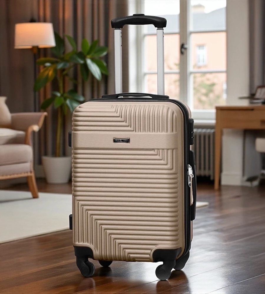 20 Inch Travel Way ABS Lightweight Carry On Luggage Bag With Smooth Spinner Wheels