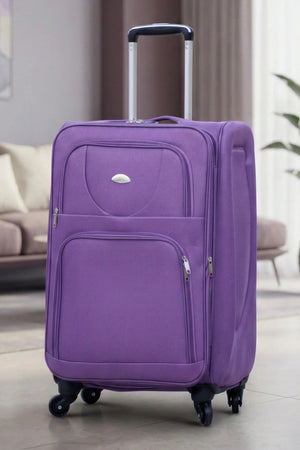 20 Inch SJ JIAN 4 Wheel Lightweight Soft Material Carry On Luggage Bag