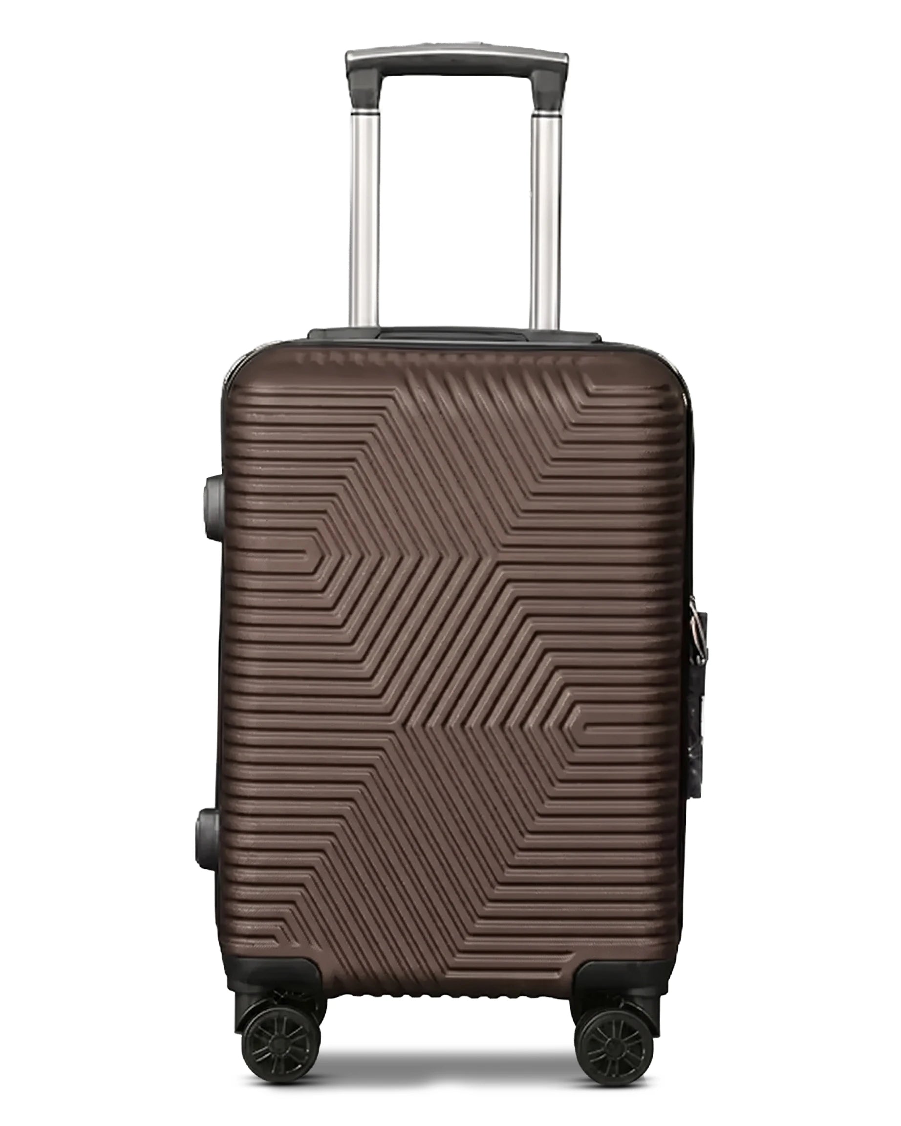 Zig Zag ABS Lightweight Luggage Bag With Double Spinner Wheel | 4 Piece Set 20, 24, 28, 32 Inches