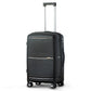 24" Textured PP Unbreakable Luggage Bag With Double Spinner Wheel Zaappy