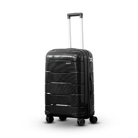 Ceramic Smooth PP Lightweight Luggage Bags with Double Spinner Wheels | 20, 24, 28 Inches