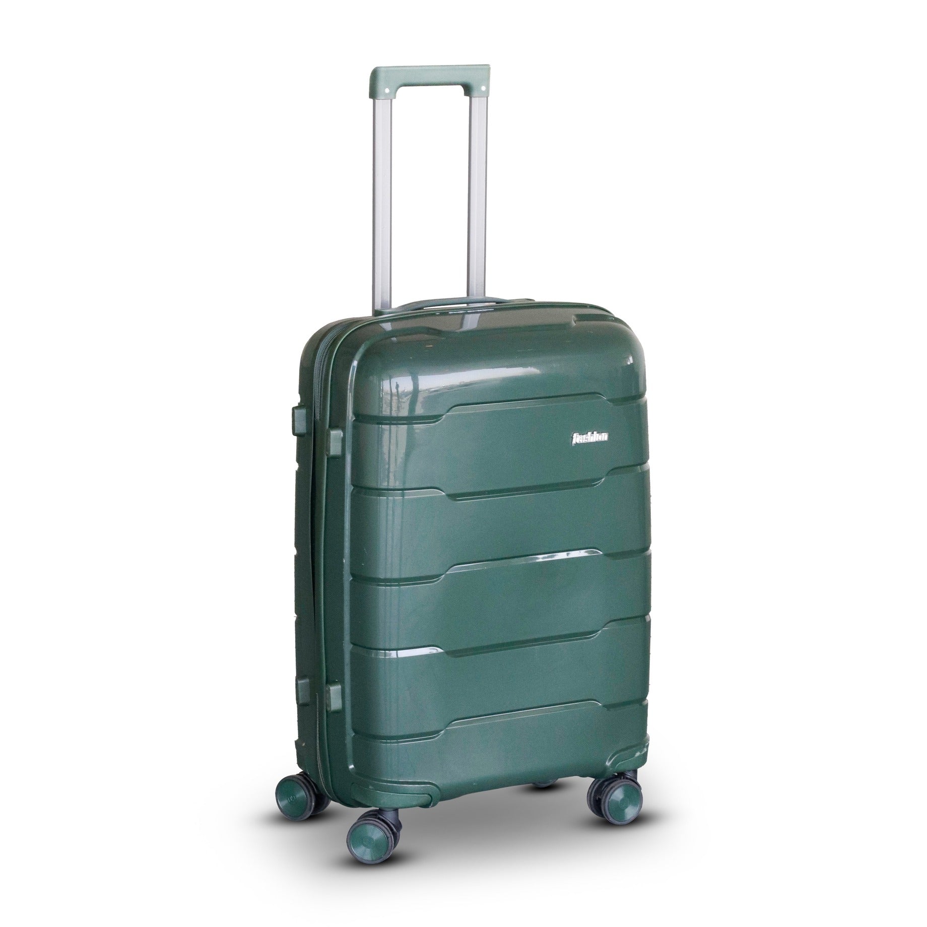 Ceramic Smooth PP Lightweight Luggage Bag with Double Spinner Wheel Zaappy