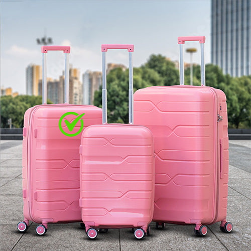 Chile PP Unbreakable Luggage Bag with Double Spinner Wheel | 20, 24, 28 Inches