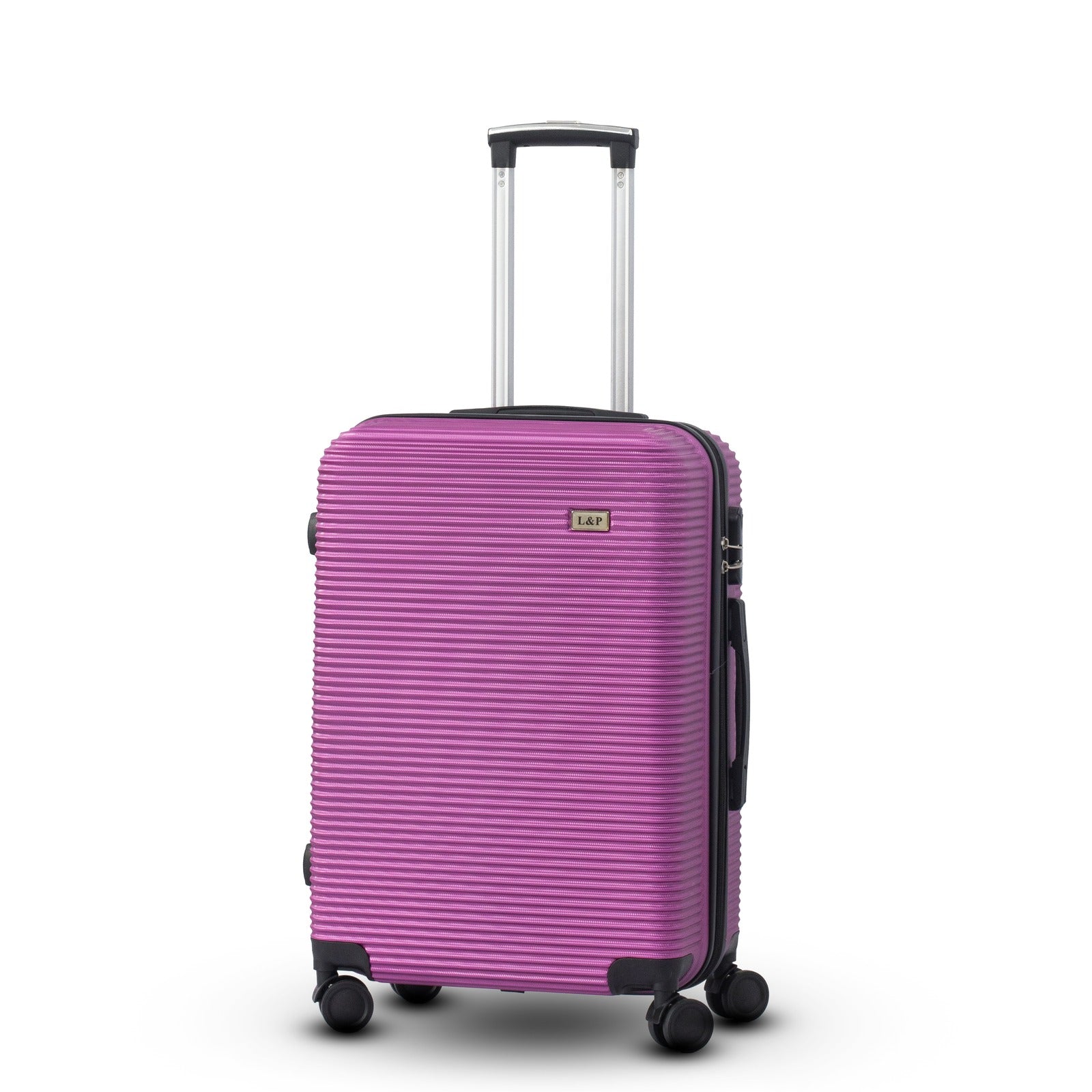 JIAN ABS Line Lightweight Luggage Bag With Double Spinner Wheel Zaappy