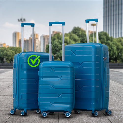 Chile PP Unbreakable Luggage Bag with Double Spinner Wheel | 20, 24, 28 Inches