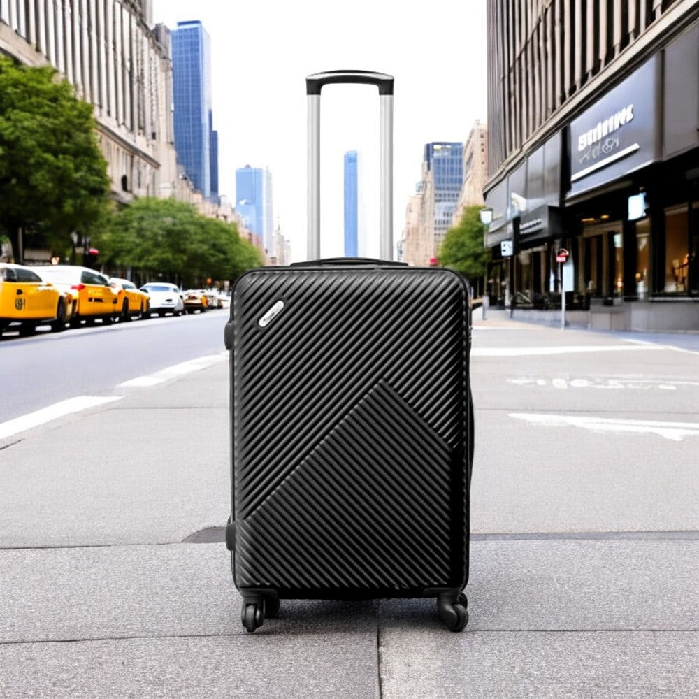 TravelGo Lightweight ABS Luggage Bags with Spinner Wheels | 20, 24, 28, 32 Inches