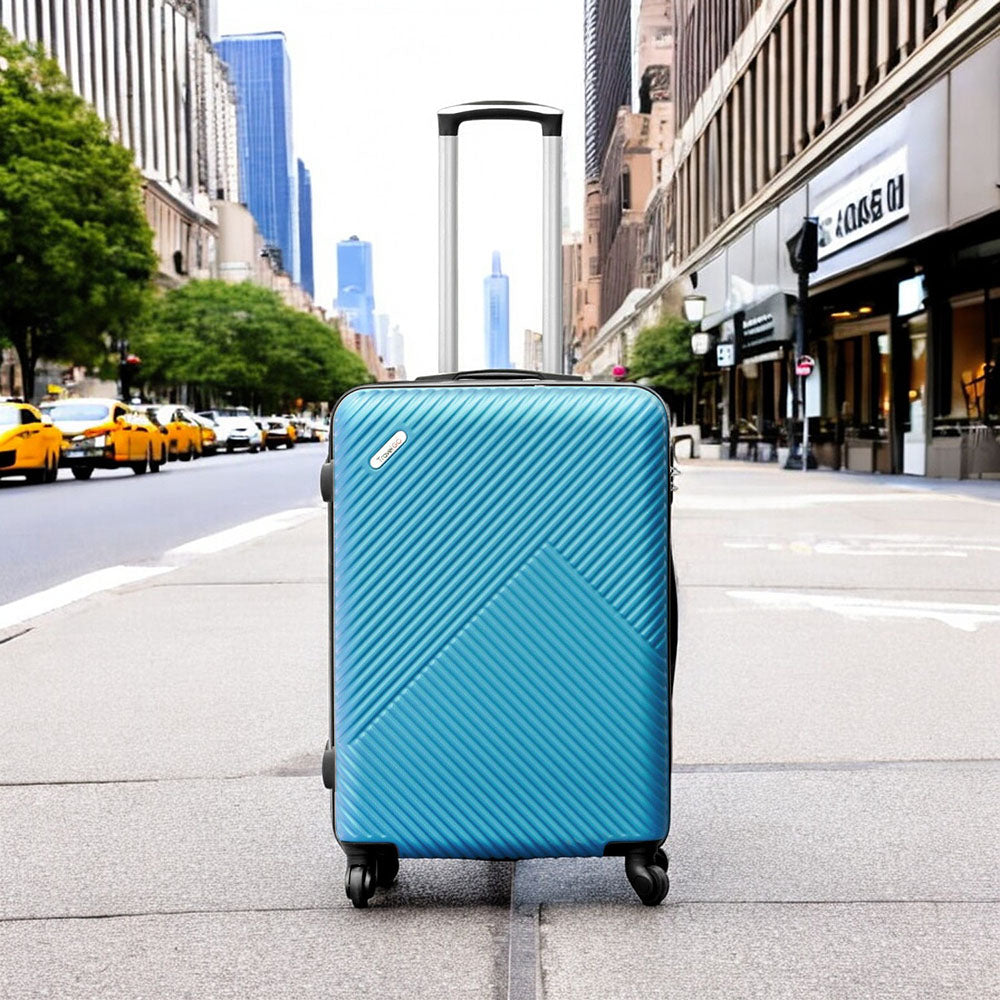 24 Inch TravelGo ABS Lightweight Luggage Bags with Spinner Wheels
