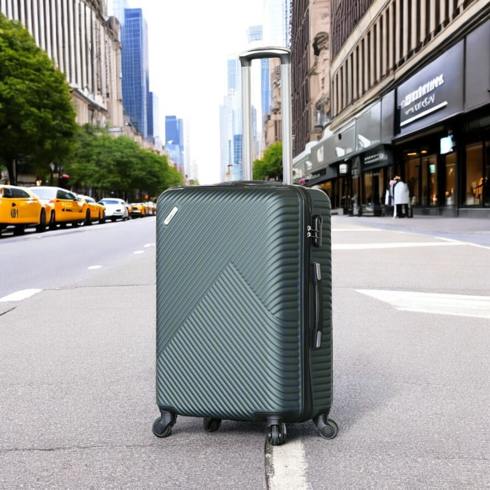 TravelGo Lightweight ABS Luggage Bags with Spinner Wheels | 20, 24, 28, 32 Inches