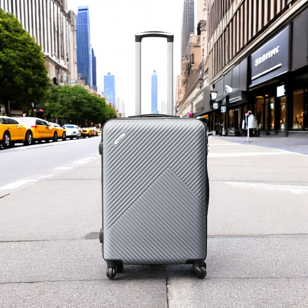 TravelGo Lightweight ABS Luggage Bags with Spinner Wheels | 20, 24, 28, 32 Inches