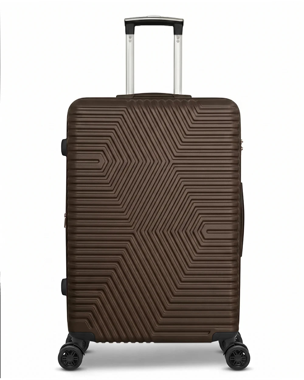 Zig Zag ABS Lightweight Luggage Bag With Double Spinner Wheel | 4 Piece Set 20, 24, 28, 32 Inches