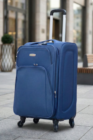24 Inch SJ JIAN 4 Wheel Lightweight Soft Material Luggage Bag