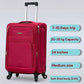 24" LP 4 Wheel 0169 Lightweight Soft Material Luggage Bag With Spinner Wheel