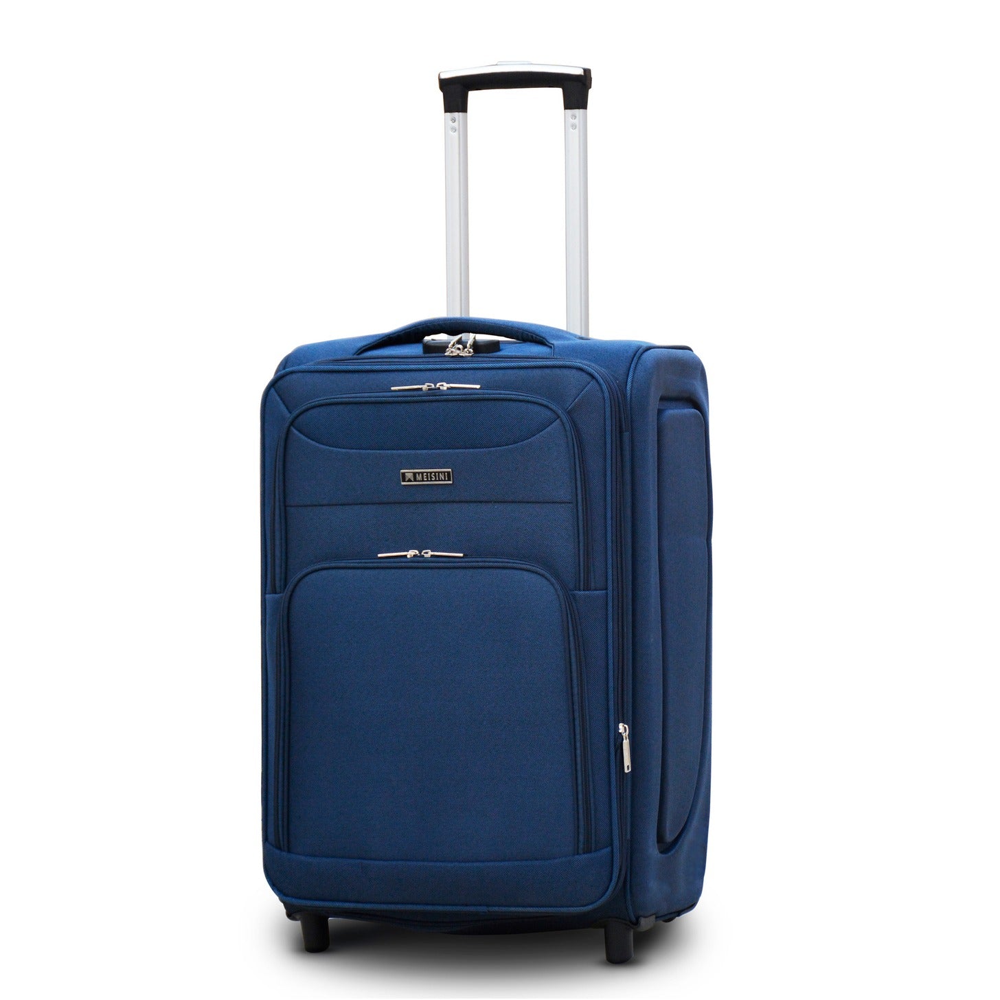 24" Blue Colour LP 2  Wheel 0161 Luggage Lightweight Soft Material Trolley Bag