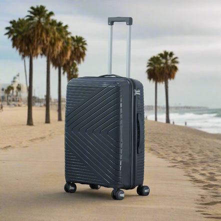 Crossline PP Unbreakable Luggage Bag With Double Spinner Wheel | 3 Piece Set 20, 24 and 28 Inches