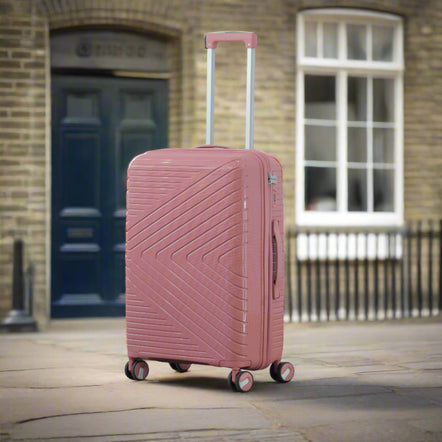 Crossline PP Unbreakable Luggage Bag With Double Spinner Wheel | 3 Piece Set 20, 24 and 28 Inches