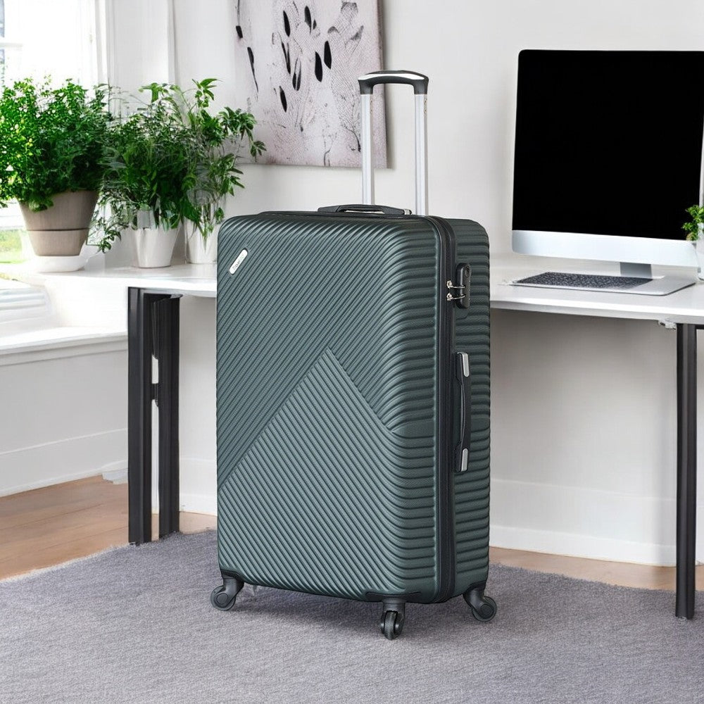 TravelGo Lightweight ABS Luggage Bags with Spinner Wheels | 20, 24, 28, 32 Inches