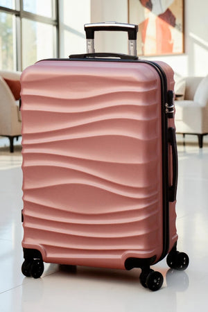 28 Inch Large Ocean ABS Lightweight Luggage Bag With Double Spinner Wheels