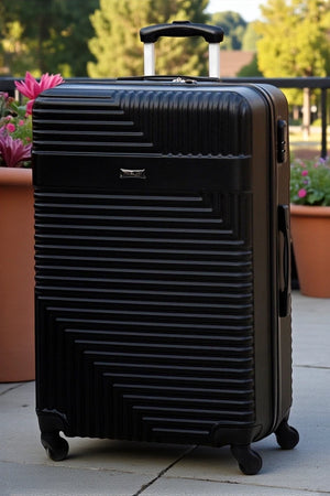 28 Inch Travel Way ABS Lightweight Checked Luggage With Smooth Spinner Wheels