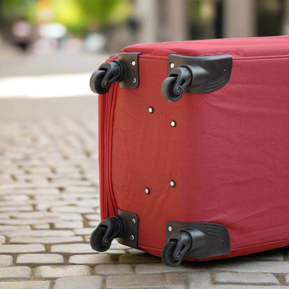 28" SJ JIAN 4 Wheel Lightweight Soft Material Luggage Bag