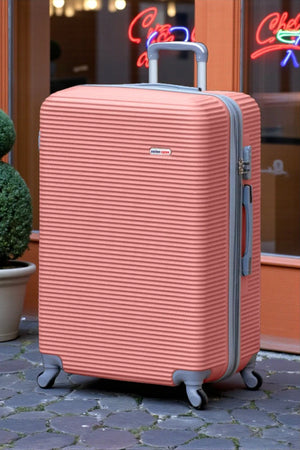 28 Inch Swiss Class Line ABS Expandable Checked Luggage | Lightweight Bag with Spinner Wheels
